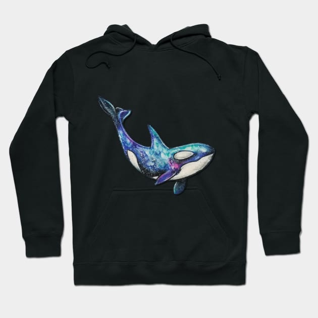 Galaxy Orca Hoodie by Prettielilpixie